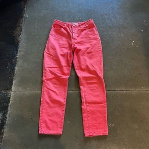 Zara Women's Straight Leg Jeans - Pink